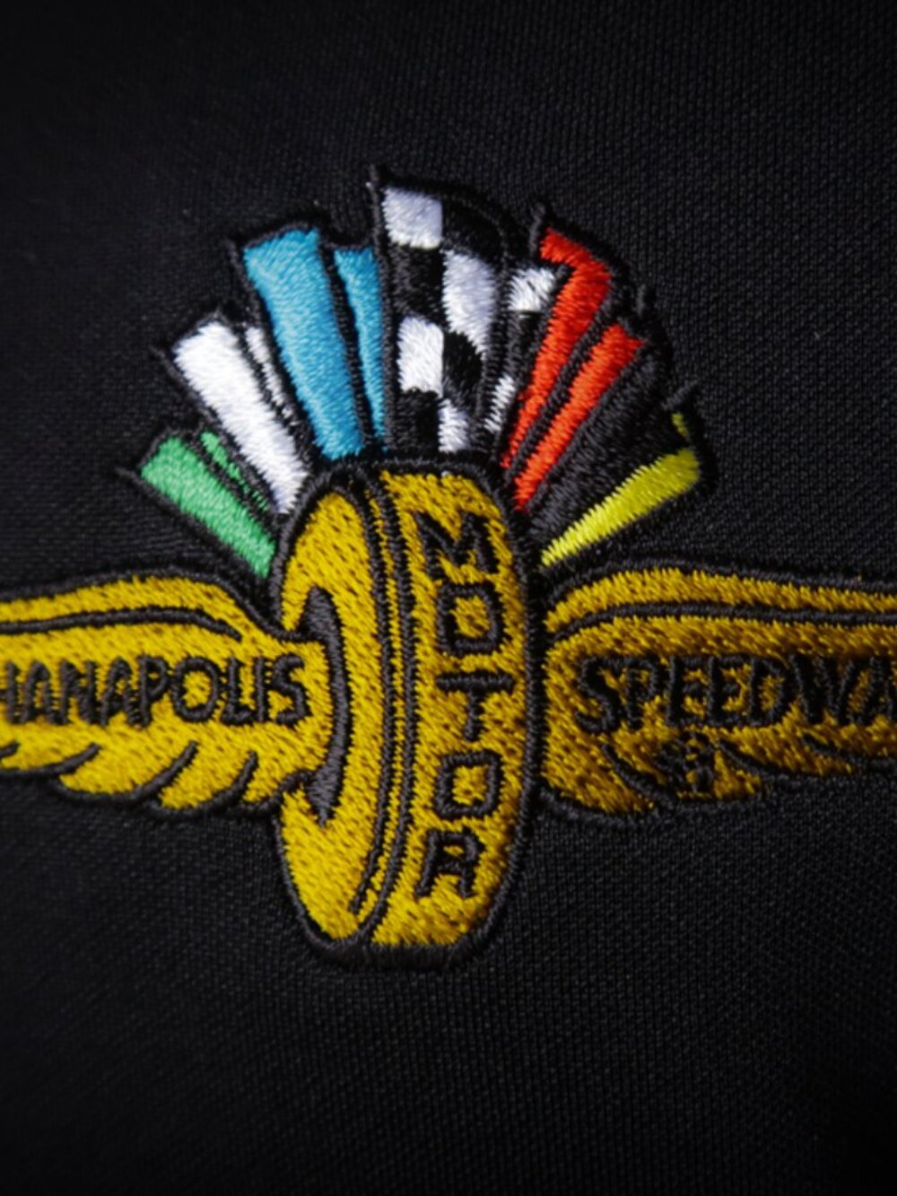 IMS Indianapolis Motor Speedway Black NikeGolf Dri-Fit Polo (M) OMG! 😎